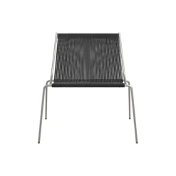 Noel Lounge Chair, steel/black