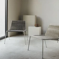 Noel Lounge Chair, steel/dark grey