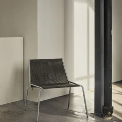 Noel Lounge Chair, steel/dark grey