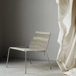 Noel Lounge Chair, steel/nature