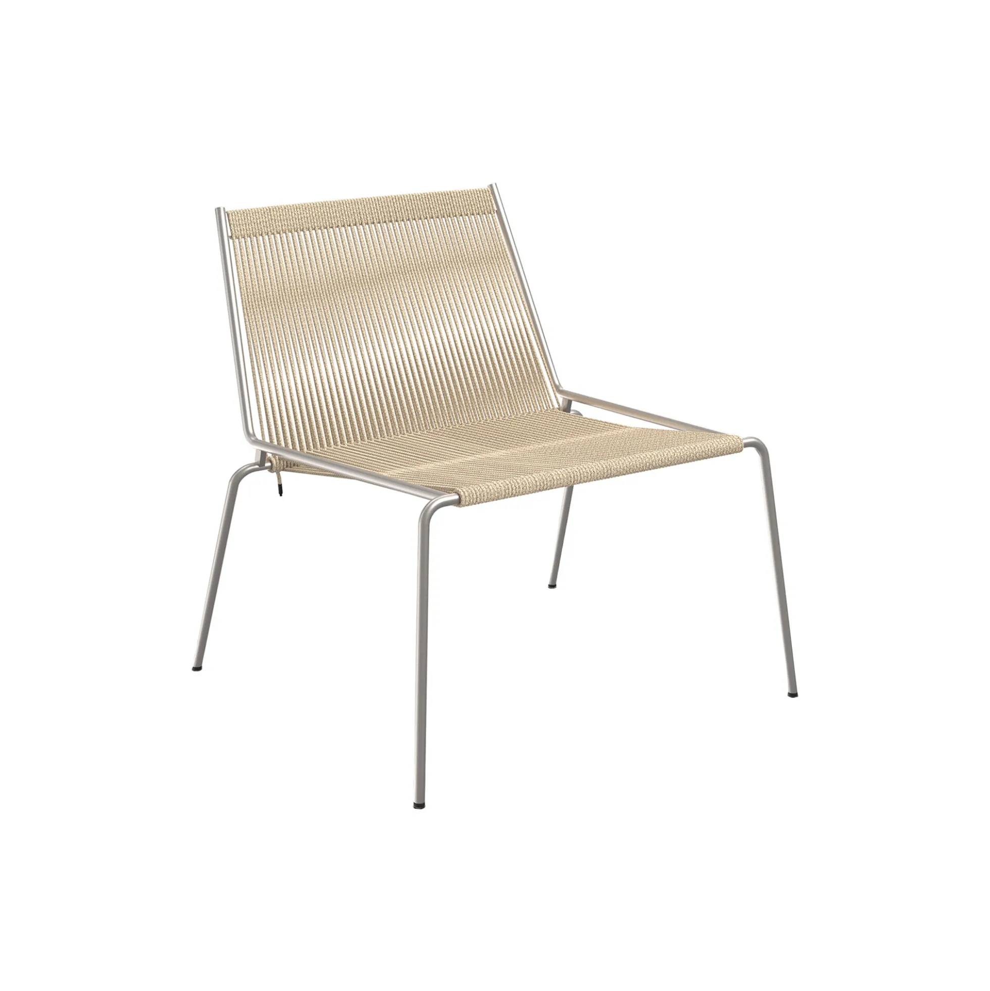 Noel Lounge Chair, steel/nature