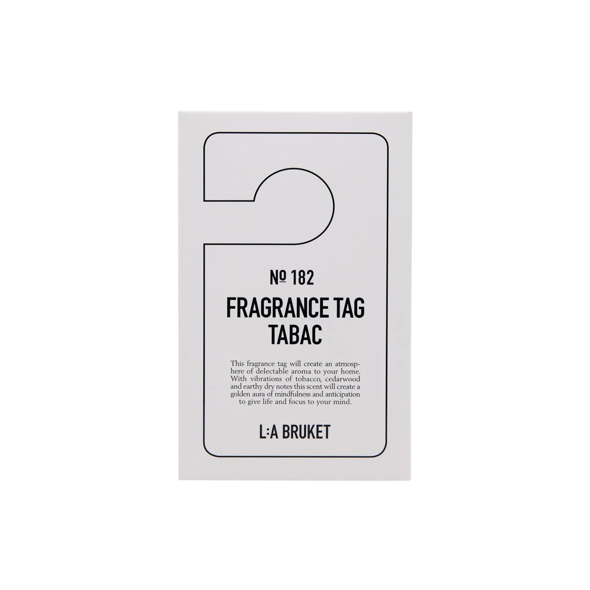 No. 182 Fragrance Tag, tabac