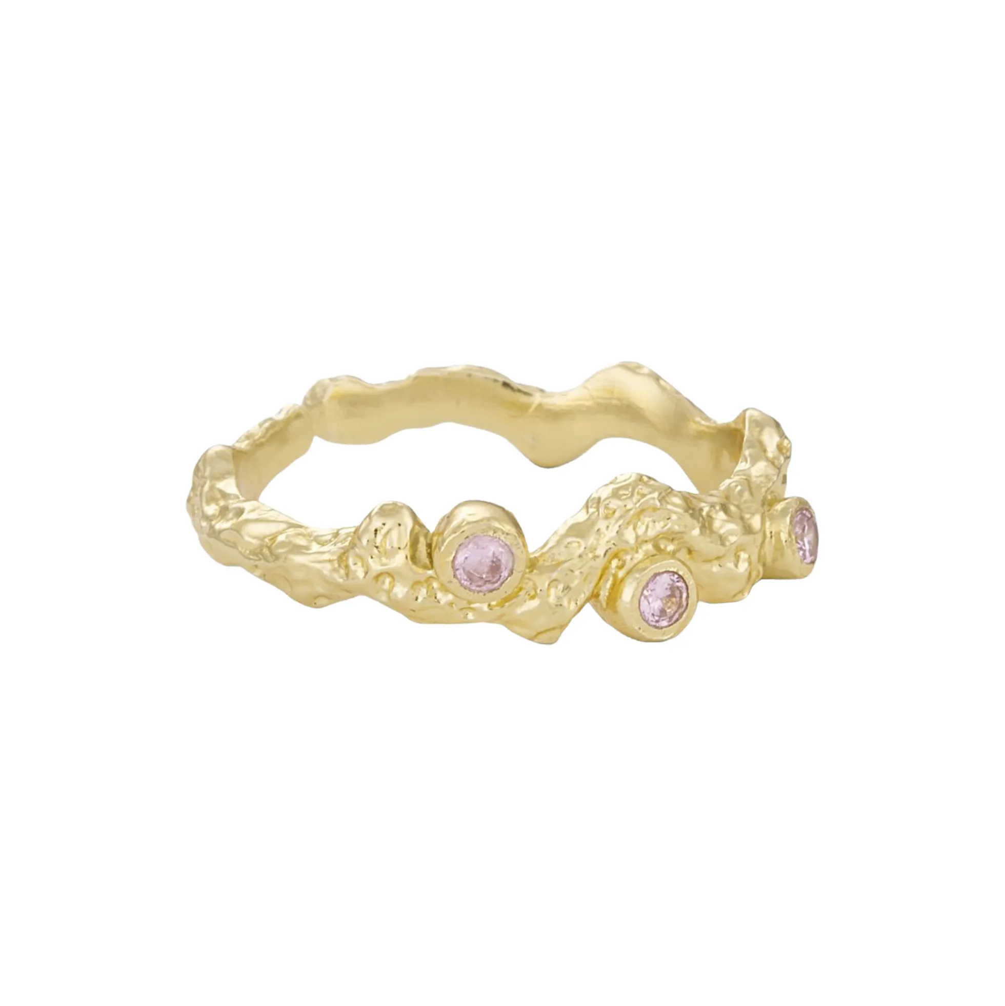 Noora Foil Ring, baby pink