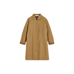 Noor Coat Ripstop Oilskin Hybrid, warm khaki