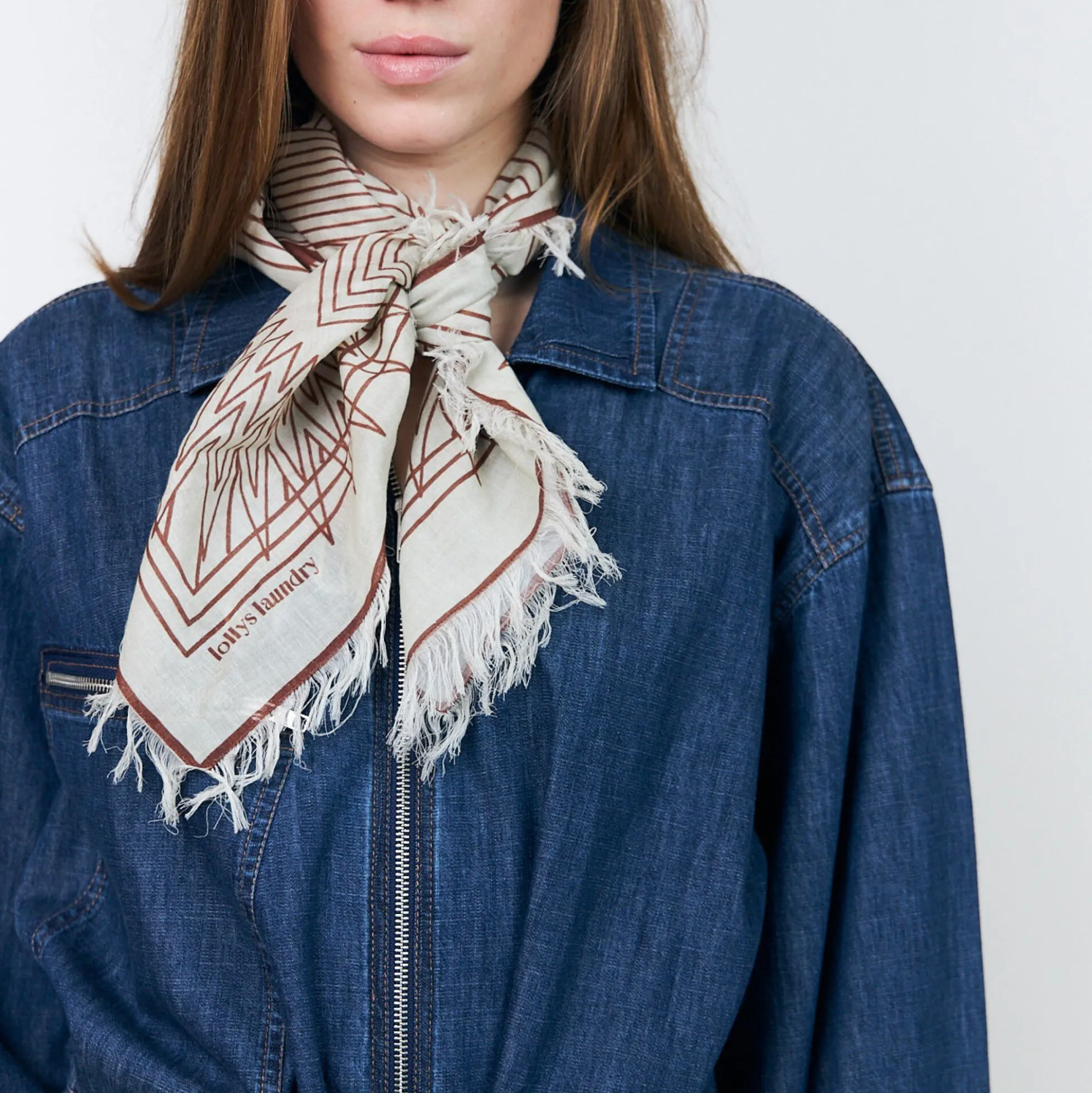 NoorLL Scarf, brown
