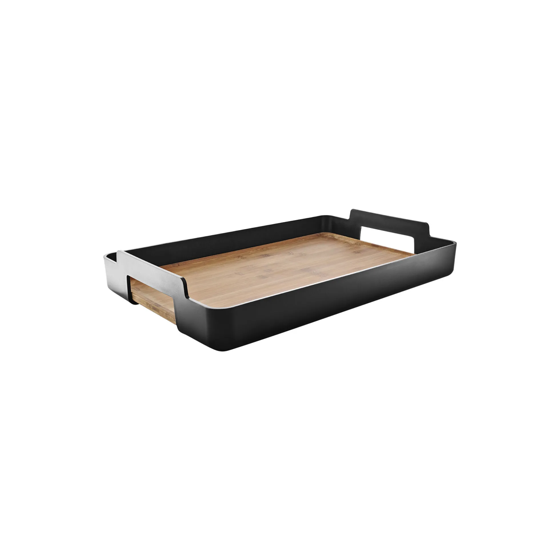 Nordic Kitchen rektangulær serveringsbakke, black