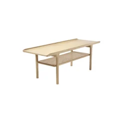 No. 25 Table, hvidolieret eg