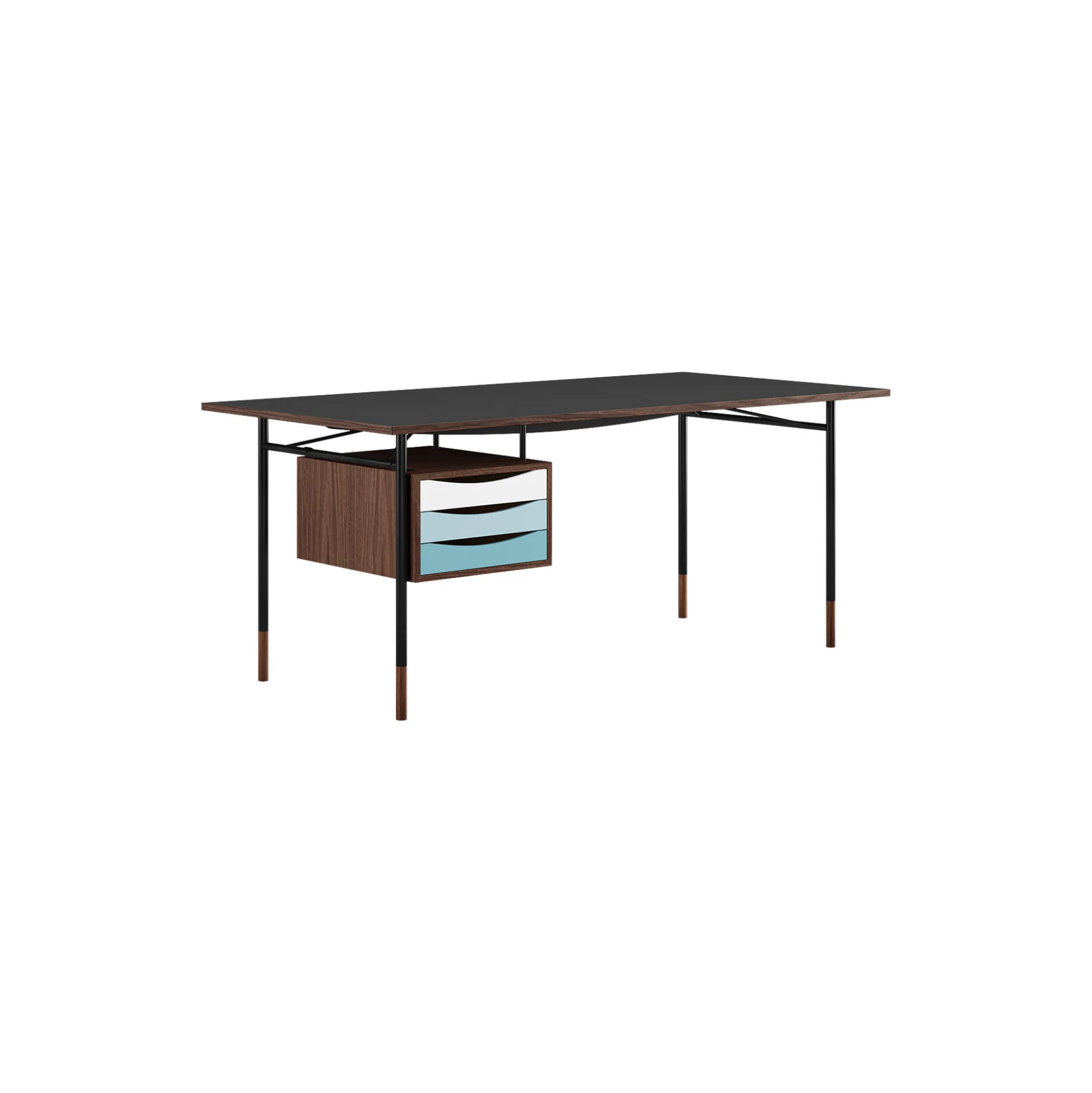 Nyhavn Arbejdsbord, black/cold