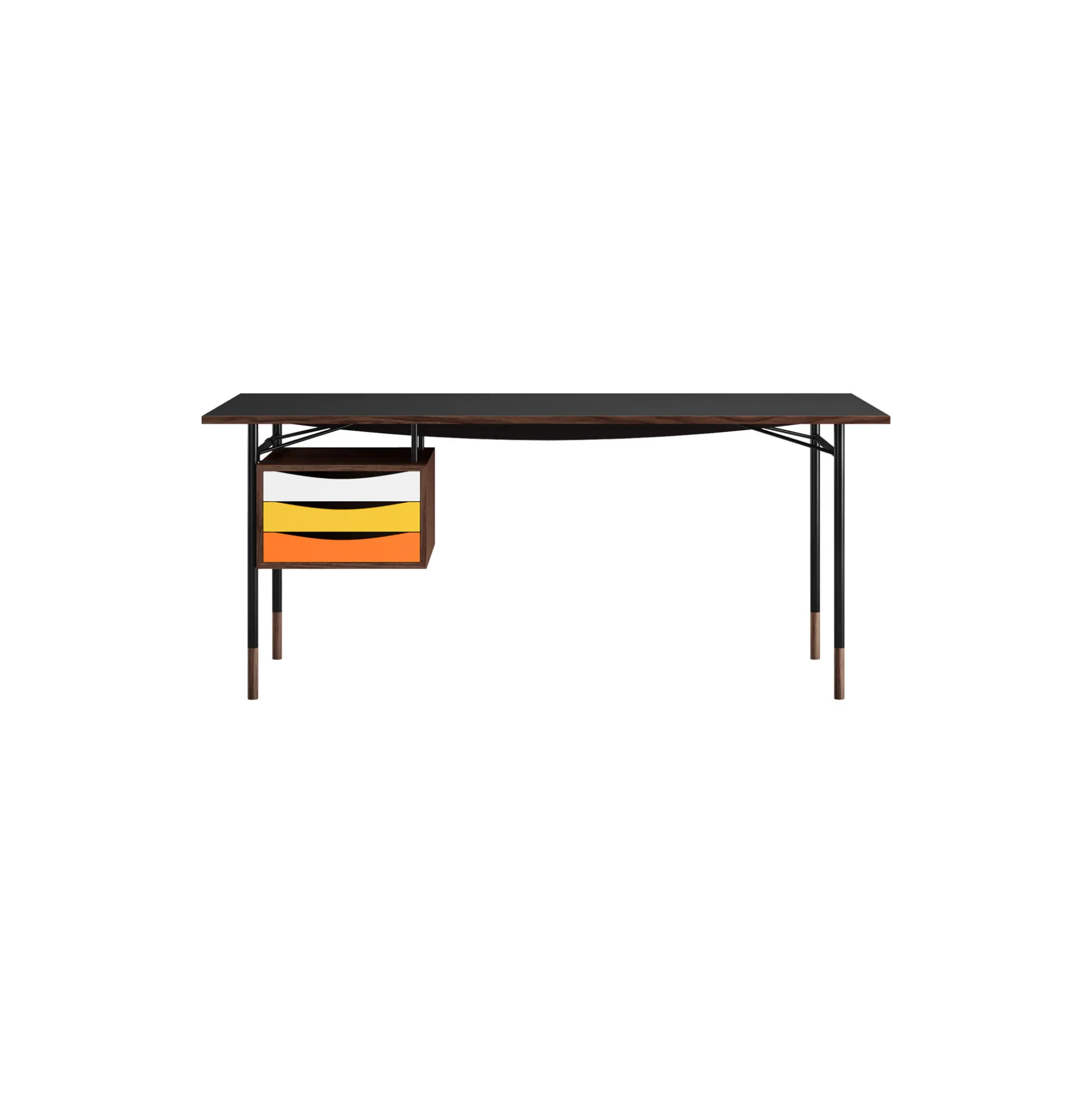 Nyhavn Arbejdsbord, black/warm