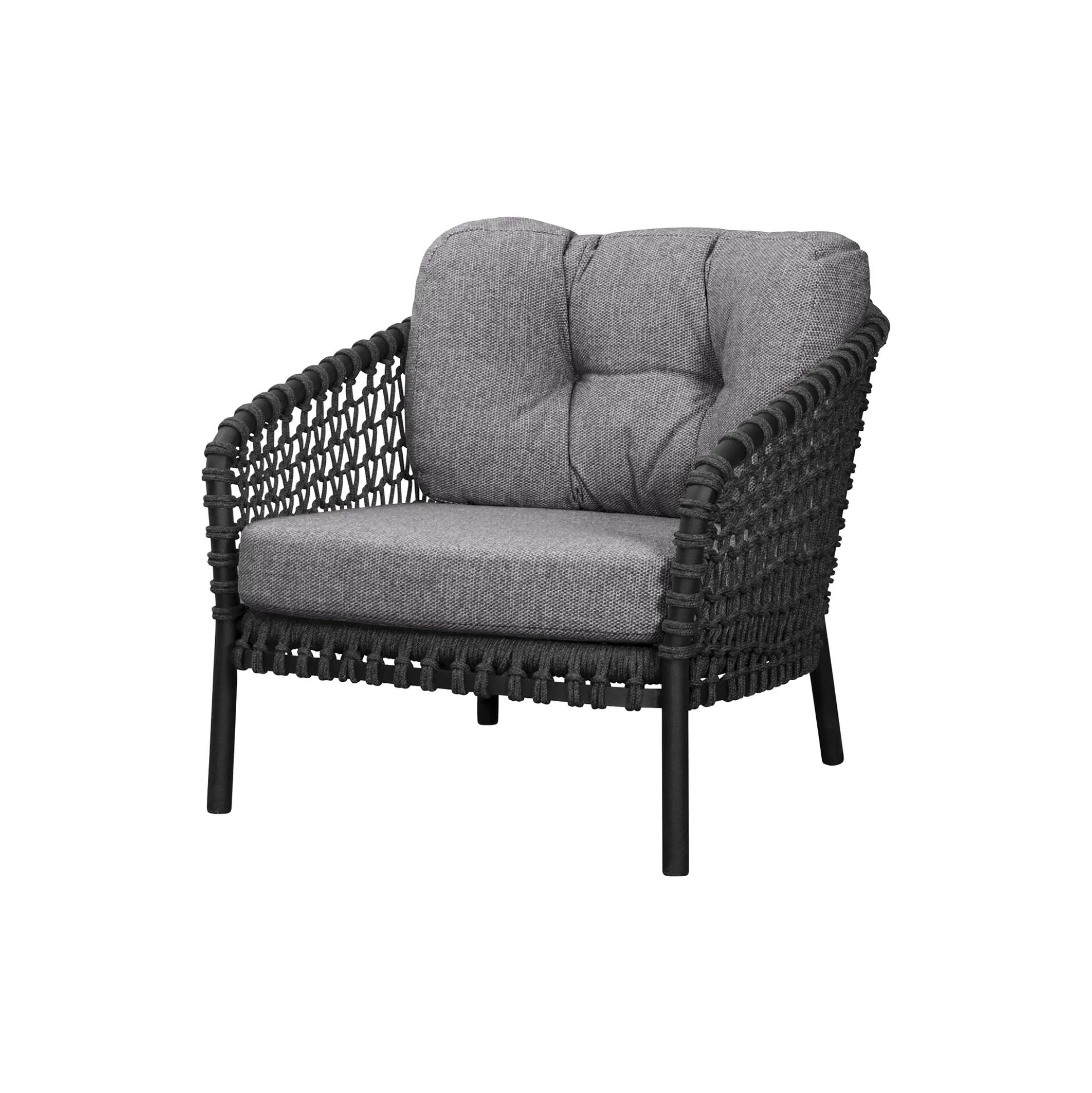 Ocean large loungestol, dark grey