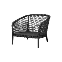Ocean large loungestol, dark grey