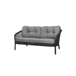Ocean large 2-pers. sofa, dark grey