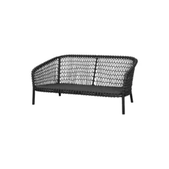 Ocean large 2-pers. sofa, dark grey