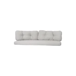 Ocean large 3-pers. sofa hyndesæt, white grey