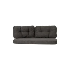 Ocean large 2-pers. sofa hyndesæt, dark grey