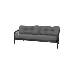 Ocean large 3-pers. sofa hyndesæt, grey