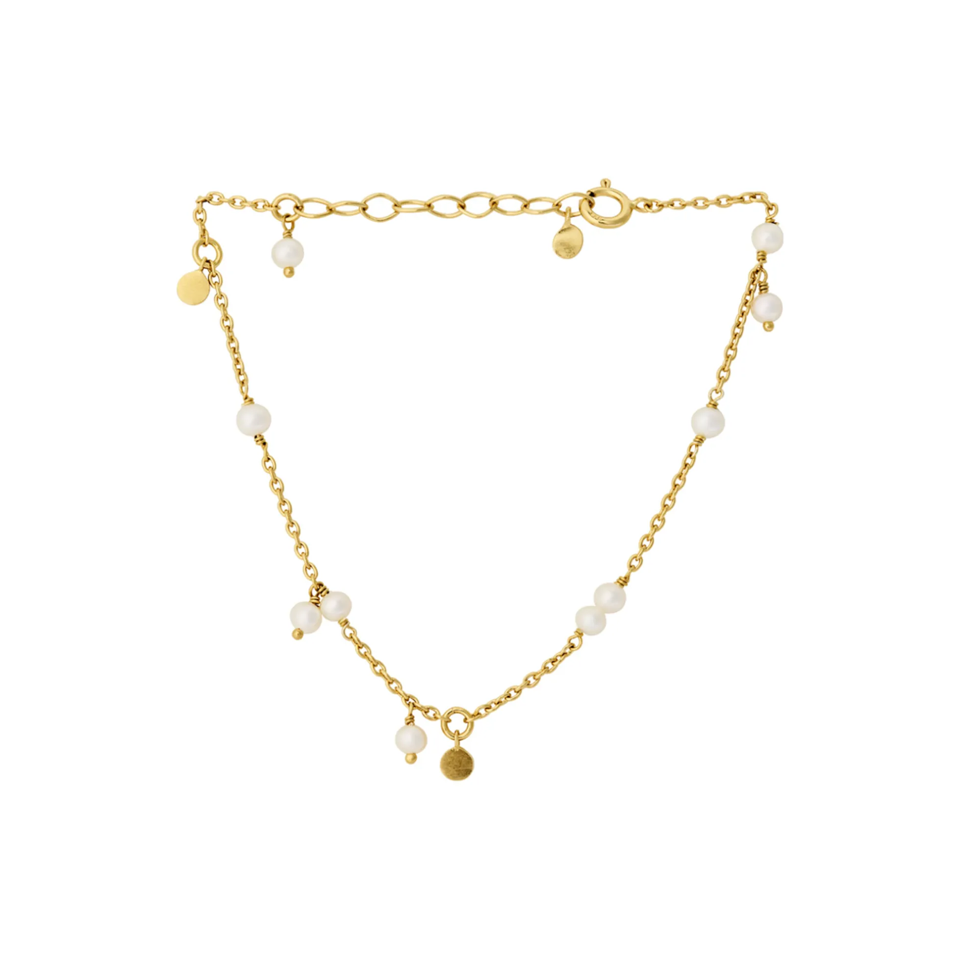 Ocean Pearl armbånd, guld