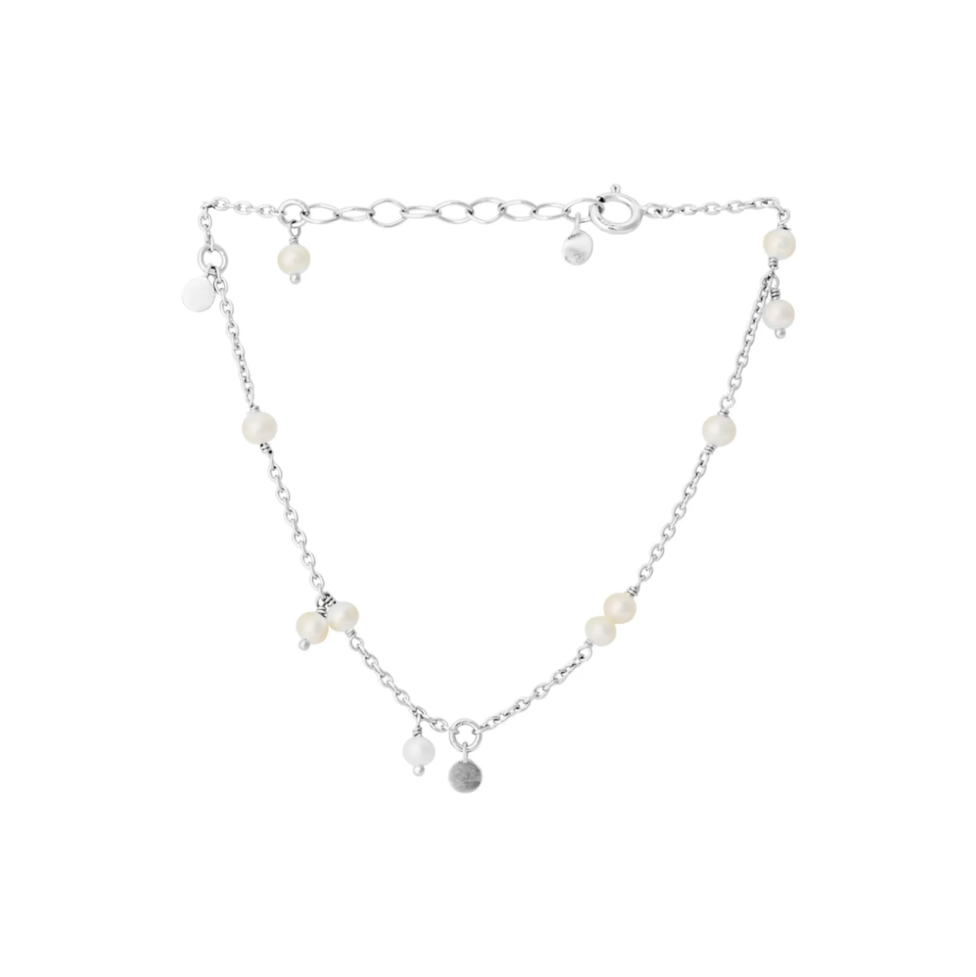 Ocean Pearl armbånd, sølv