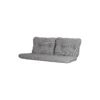 Ocean 2-pers. sofa venstre-/højremodul hyndesæt, dark grey