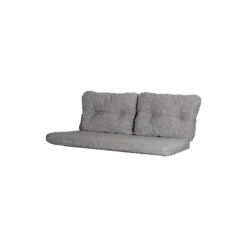 Ocean 2-pers. sofa venstre-/højremodul hyndesæt, dark grey