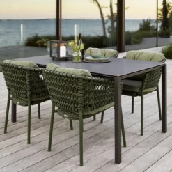 Ocean stol hyndesæt, dark green