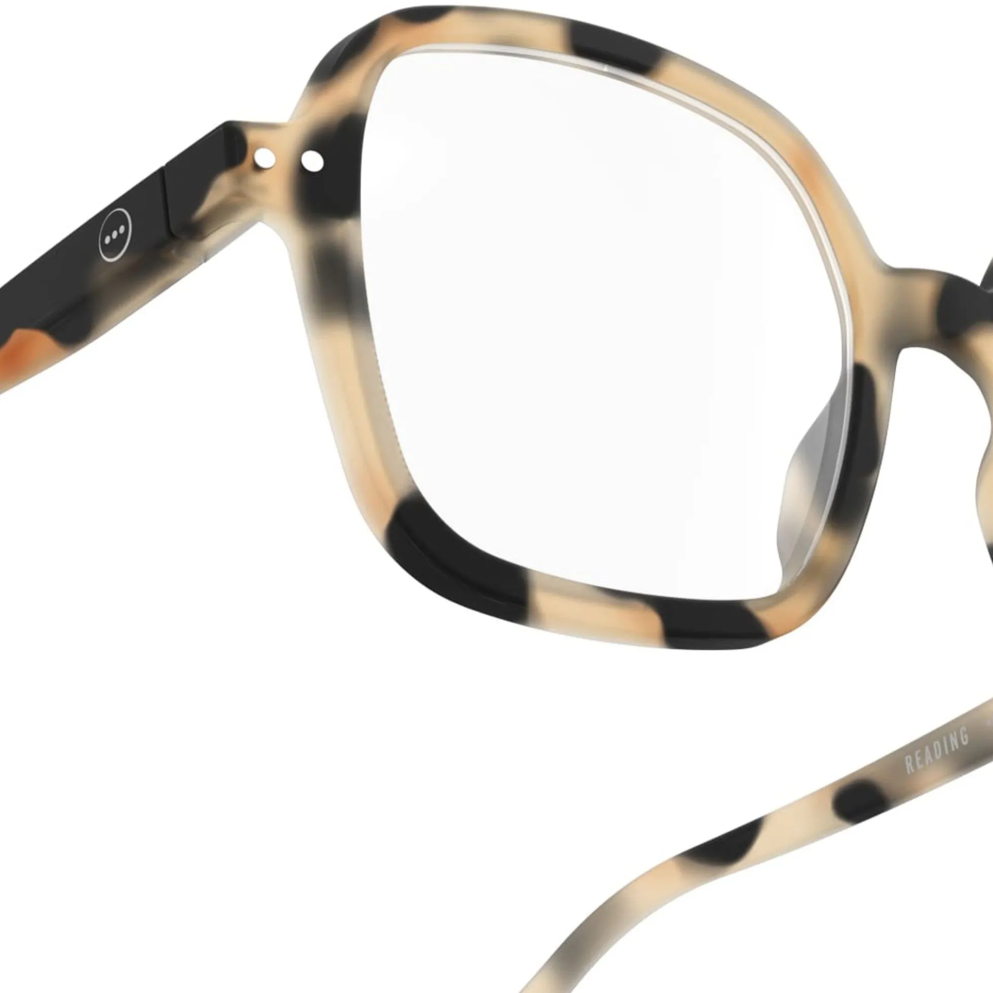 #OFFICE READING briller, light tortoise