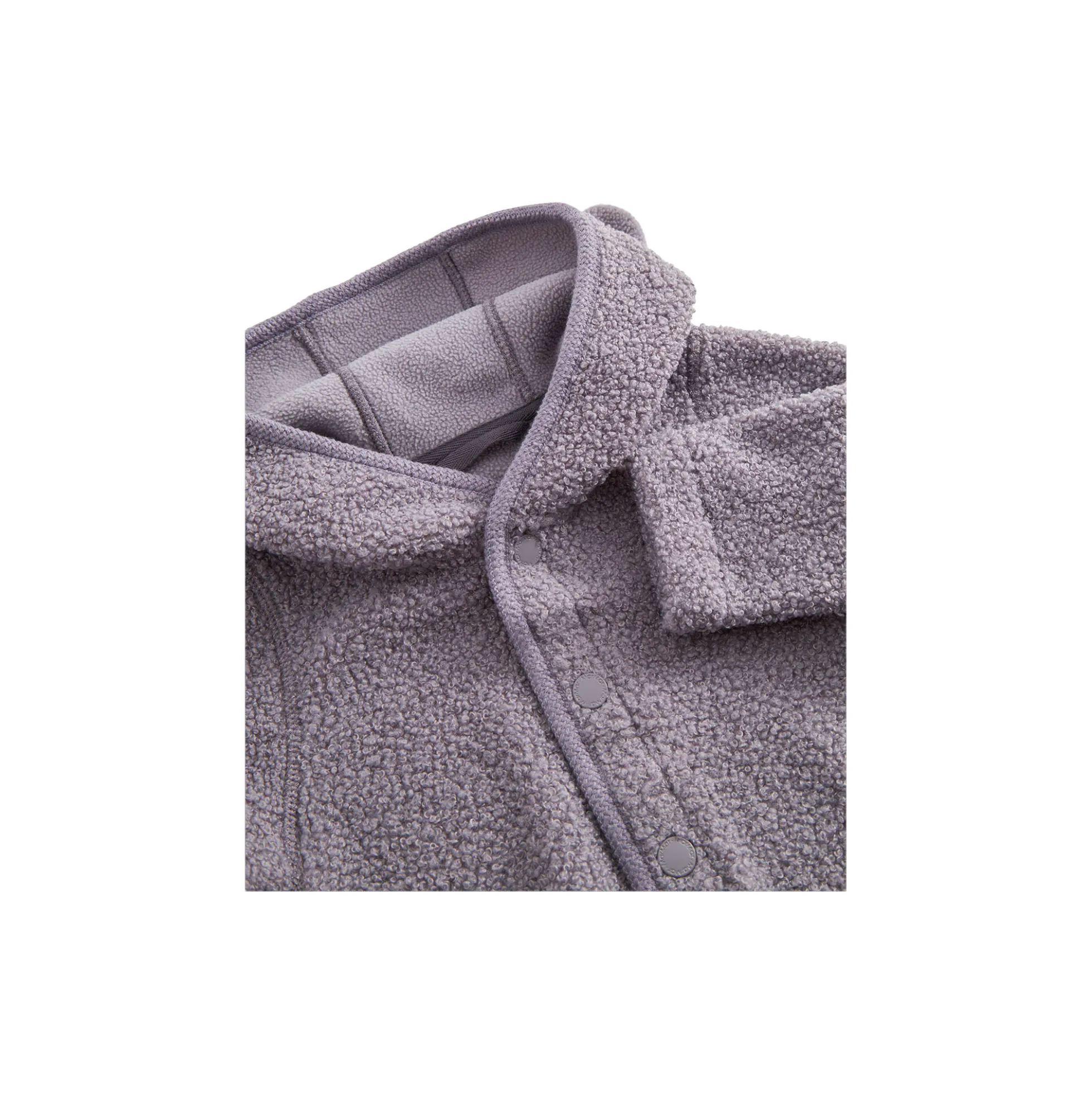 Olini Teddy Jacket, purple suede