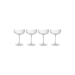 Optica champagneskål 4 stk.
