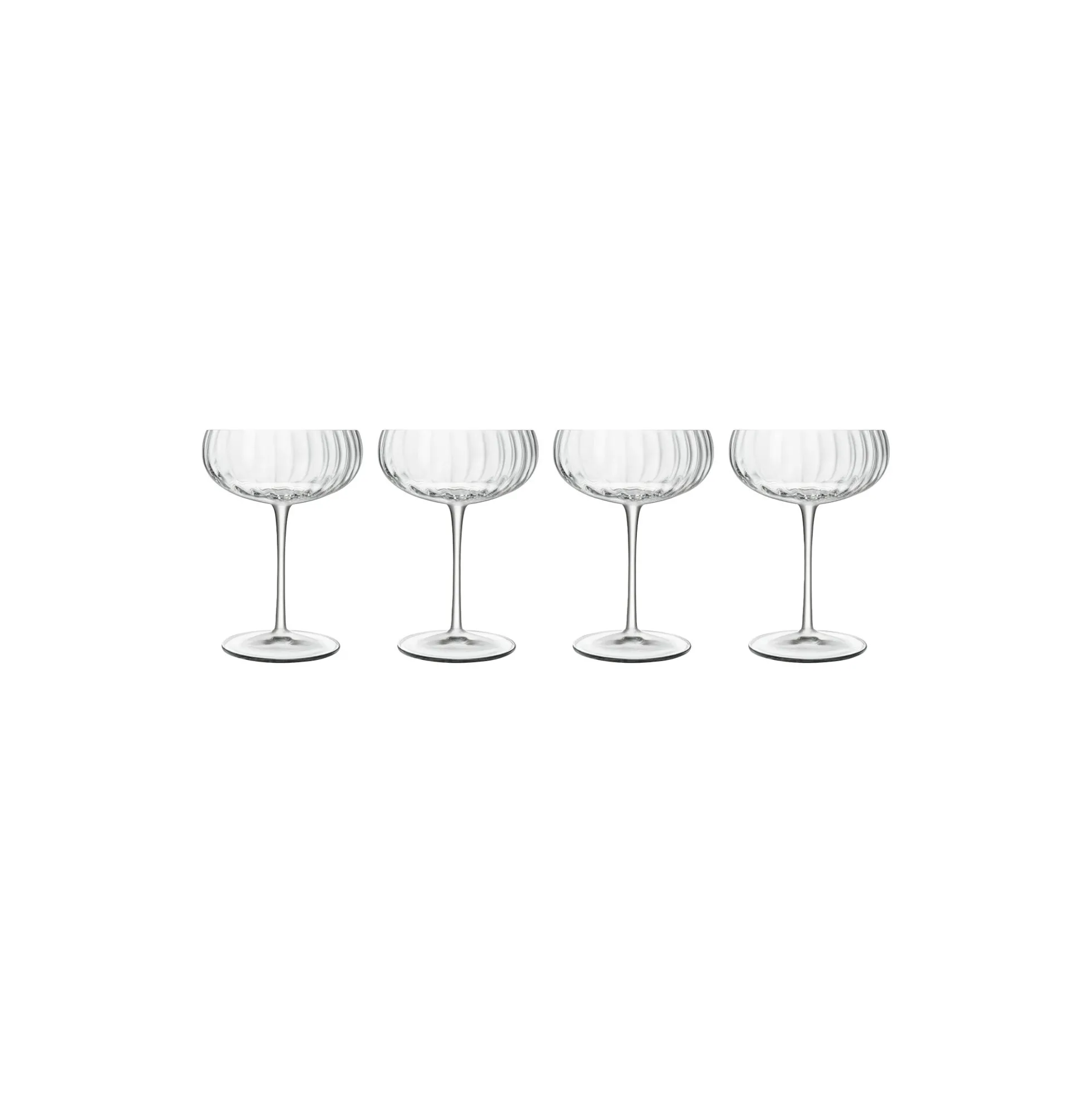 Optica champagneskål 4 stk.