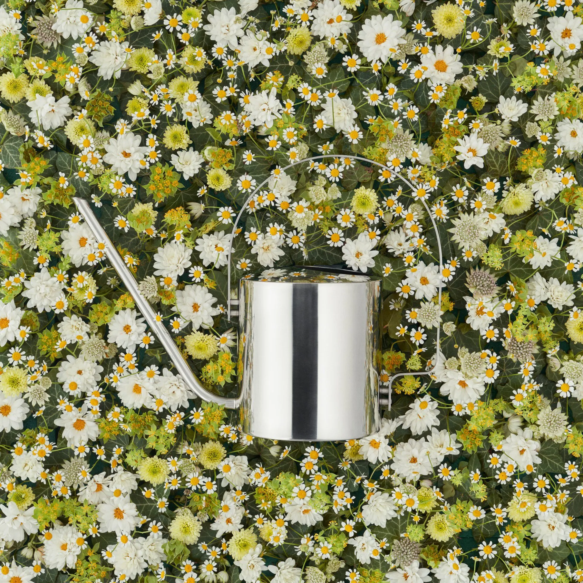 Original blomstervandkande, stål