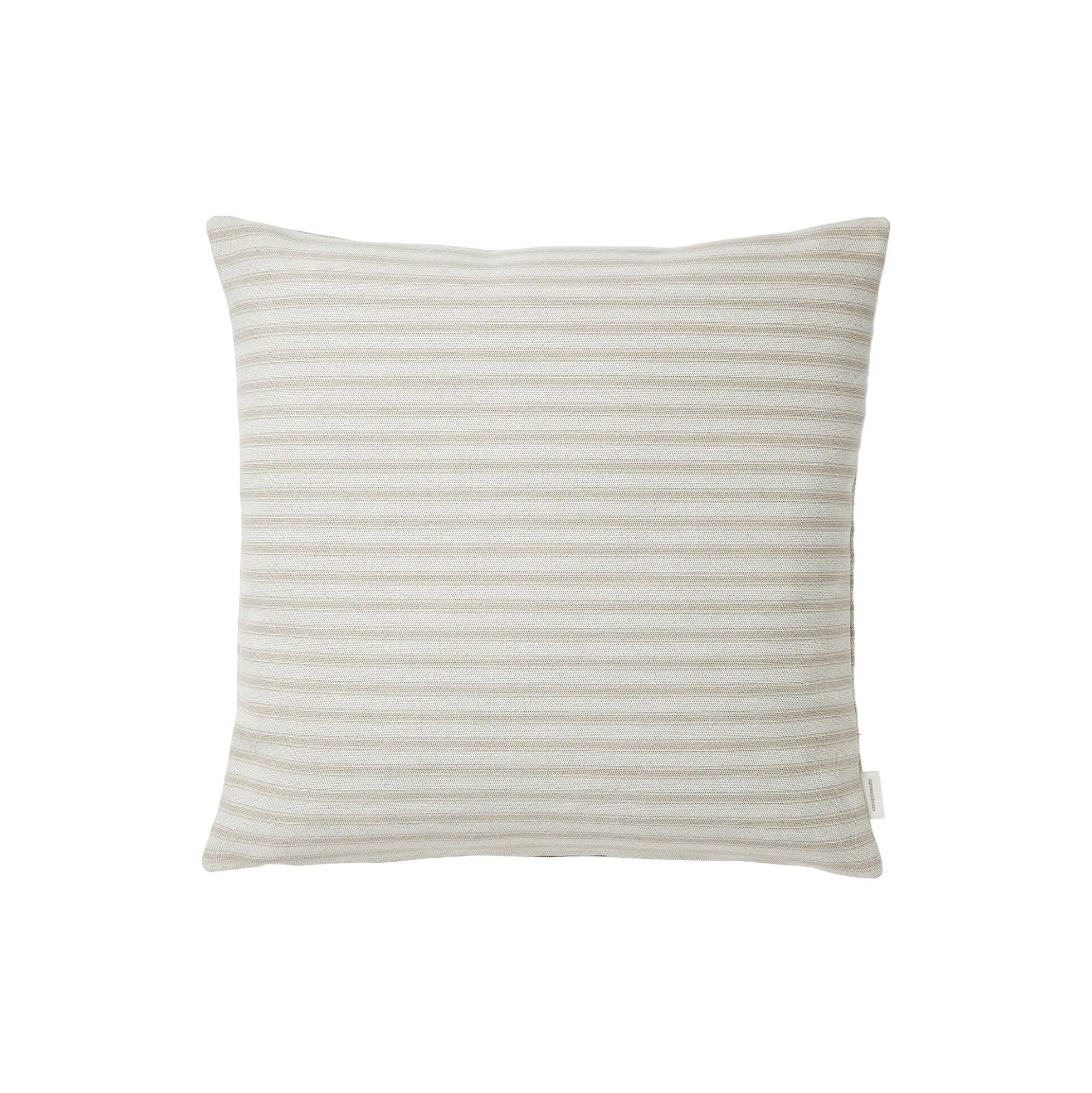 Outdoor Fine Stripe pude, beige