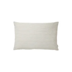 Outdoor Fine Stripe pude, beige