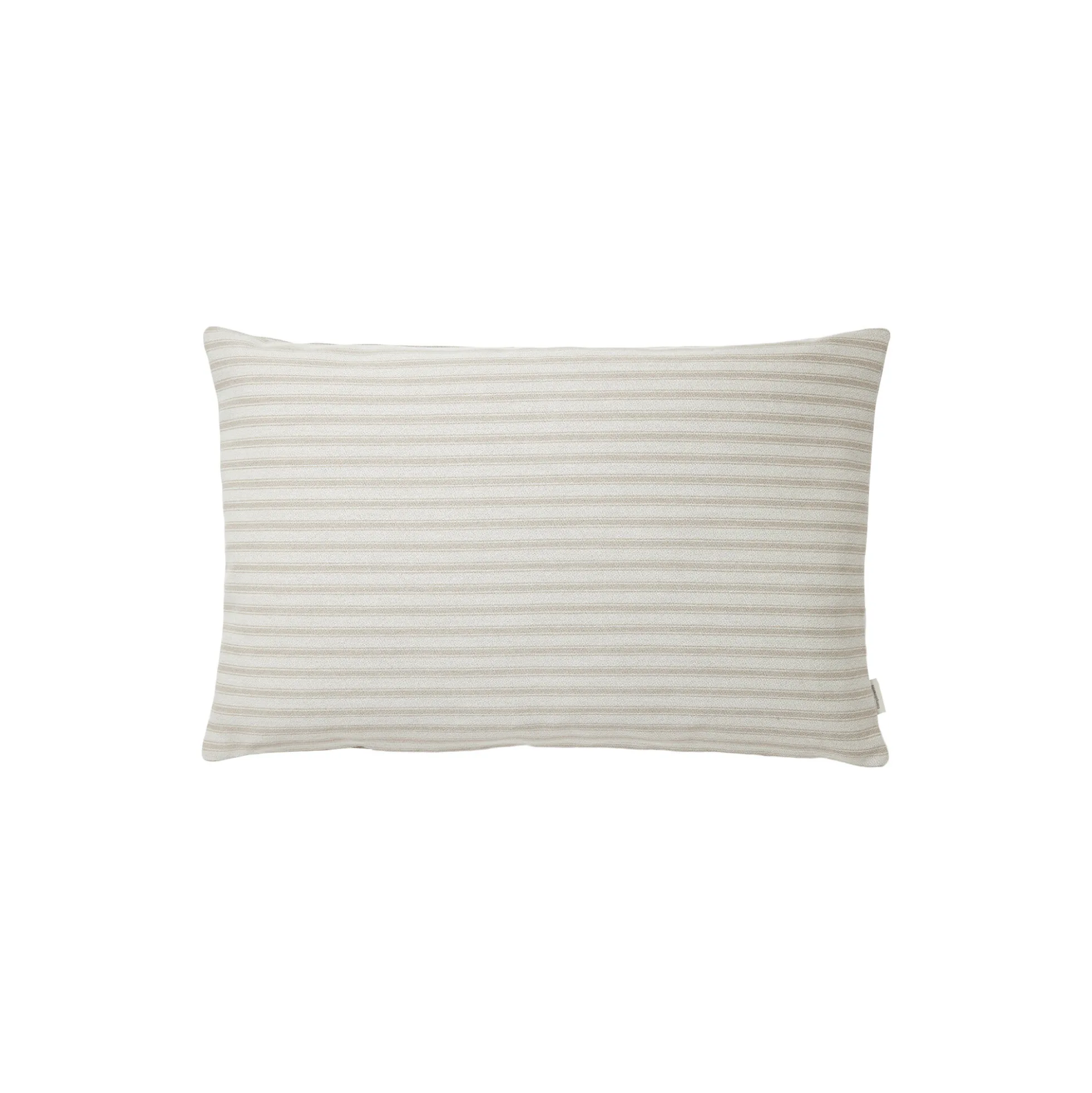 Outdoor Fine Stripe pude, beige