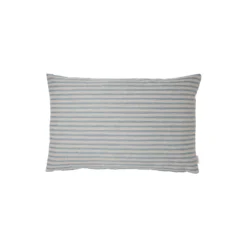 Outdoor Fine Stripe pude, blue