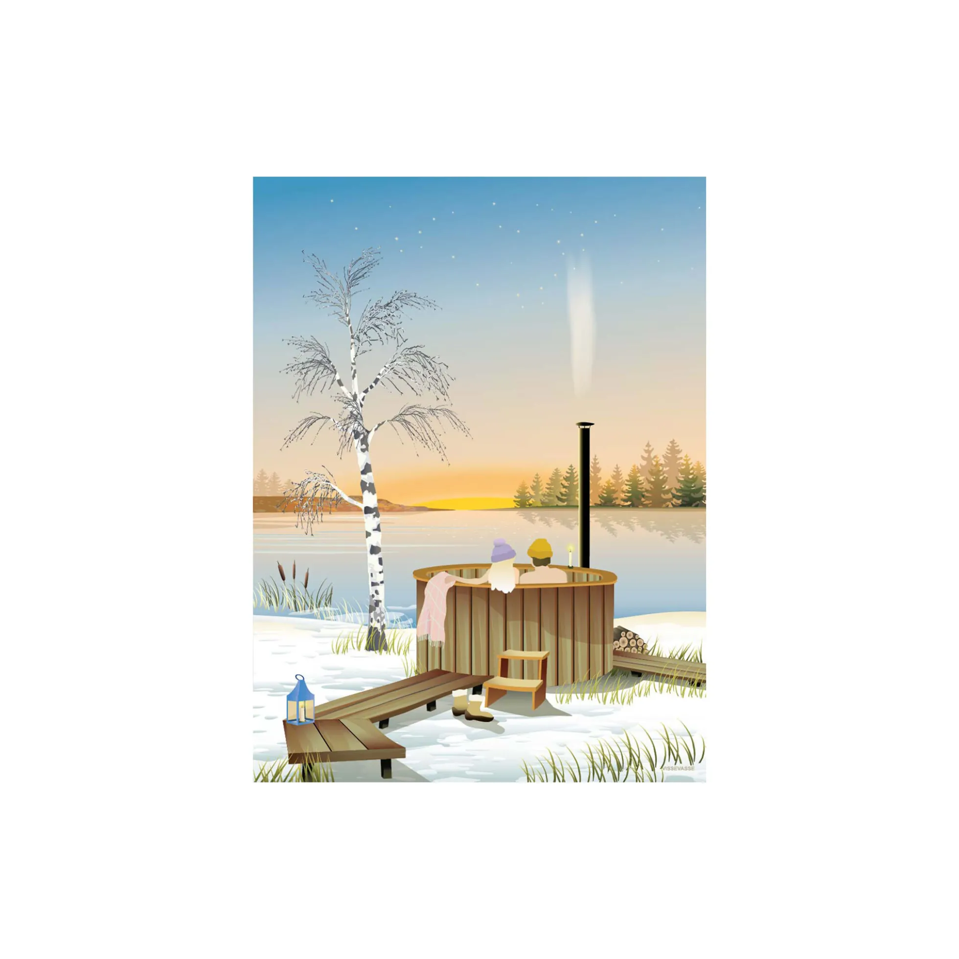 OUTDOOR HOT TUB plakat