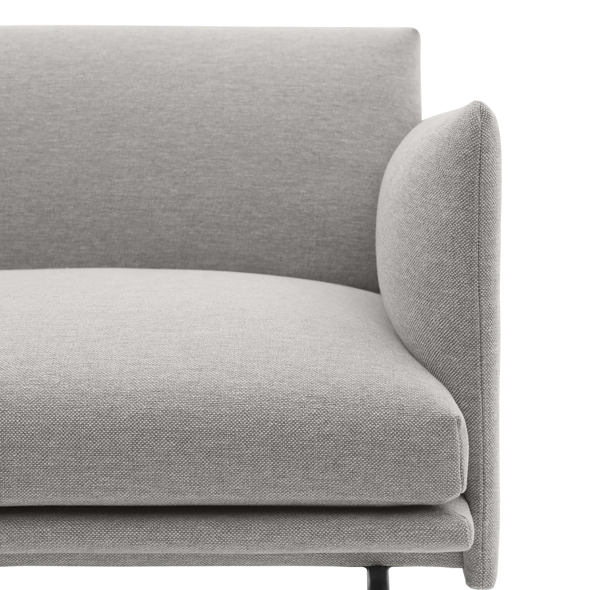 Outline Chair, clay/black