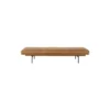 Outline Daybed, refine leather cognac/black