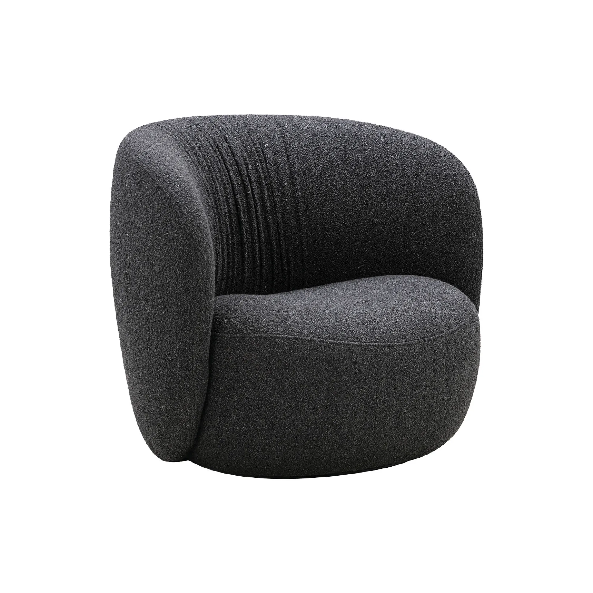 Ovata Large Swivel Chair, cuddle col. 08
