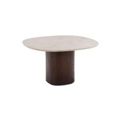 Ovata spisebord, Jura Grey limestone/dark brown oak