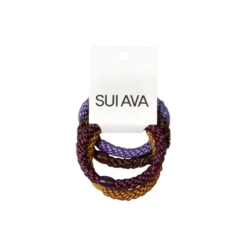 4-pack Basic Essentials Elastics, autumn glitter