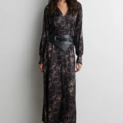 Paisley Dress, black