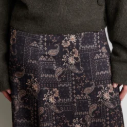 Paisley Skirt, black