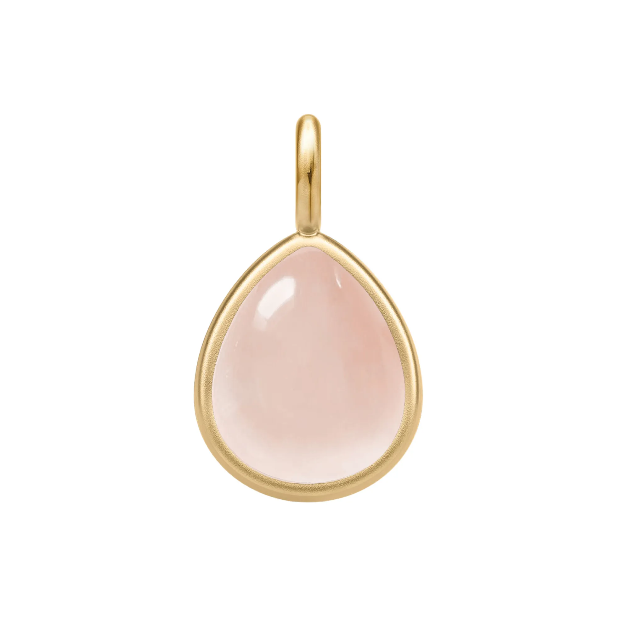Paloma Pendant, gold/milky rose