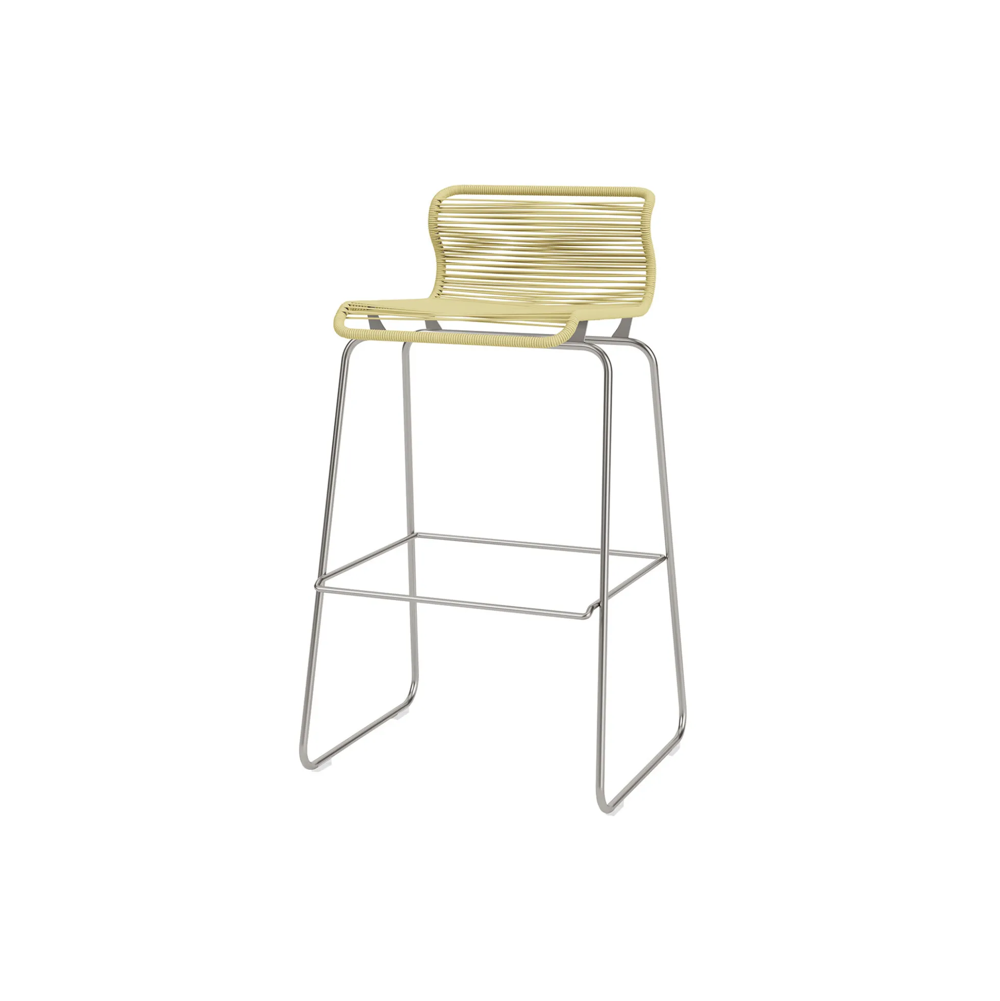 Panton One Bar barstol, vincent/steel