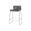 Panton One Kitchen barstol, paper black/steel
