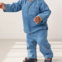 Panto Pants, blue denim