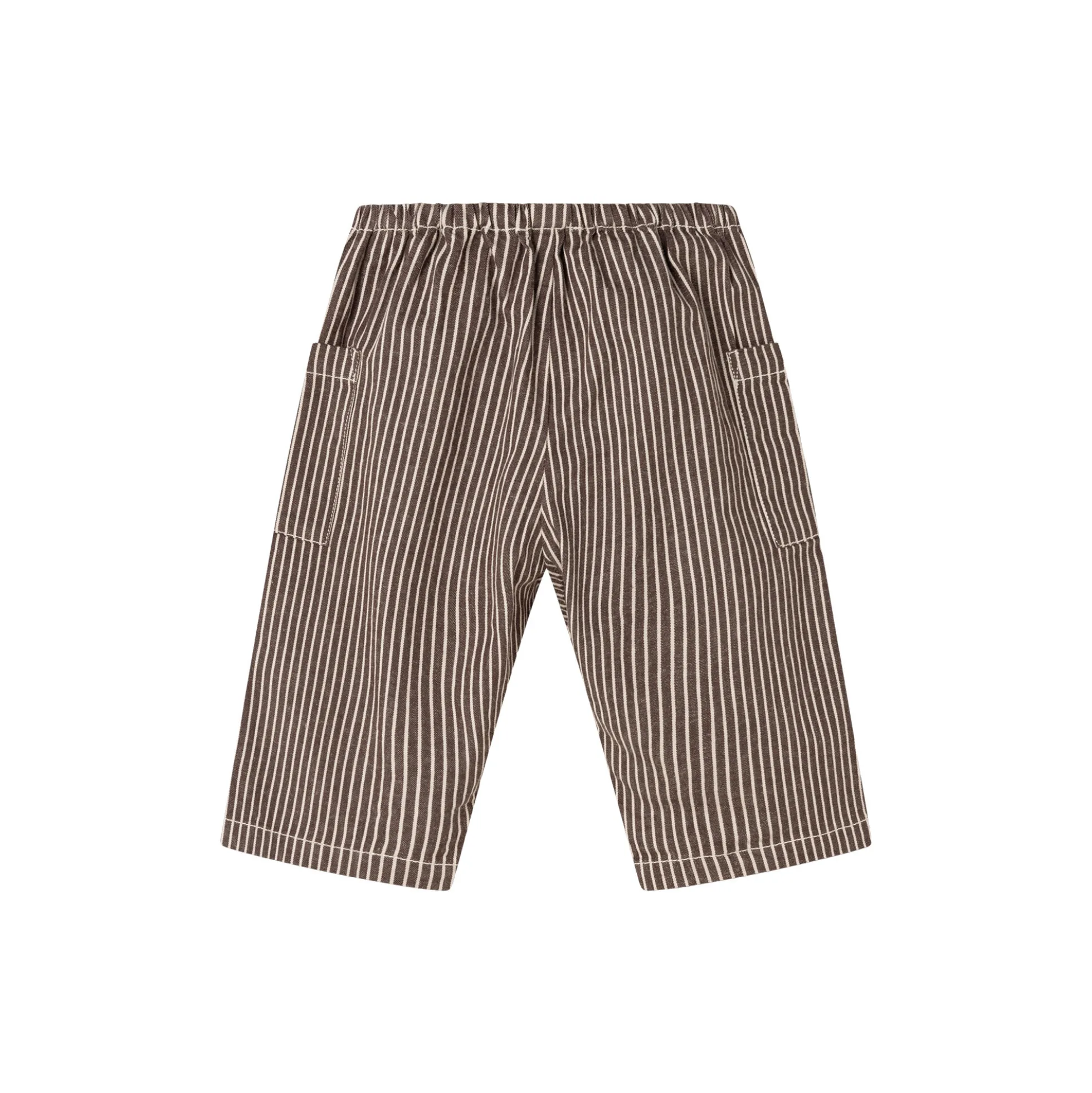 Panto Pants, dark brownie stripe