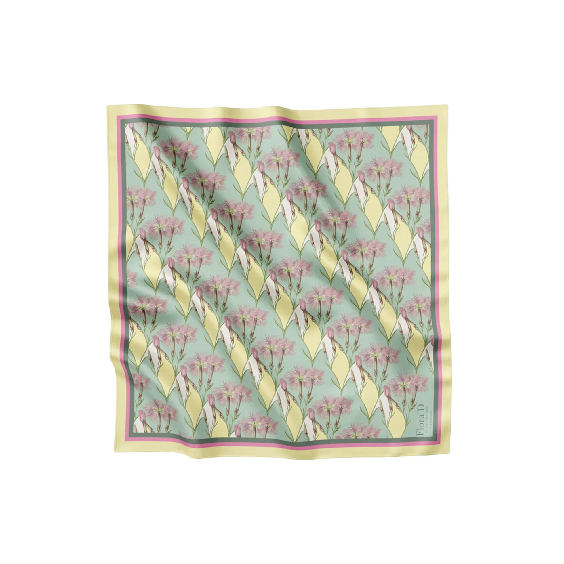 Pastel Nellike silketørklæde