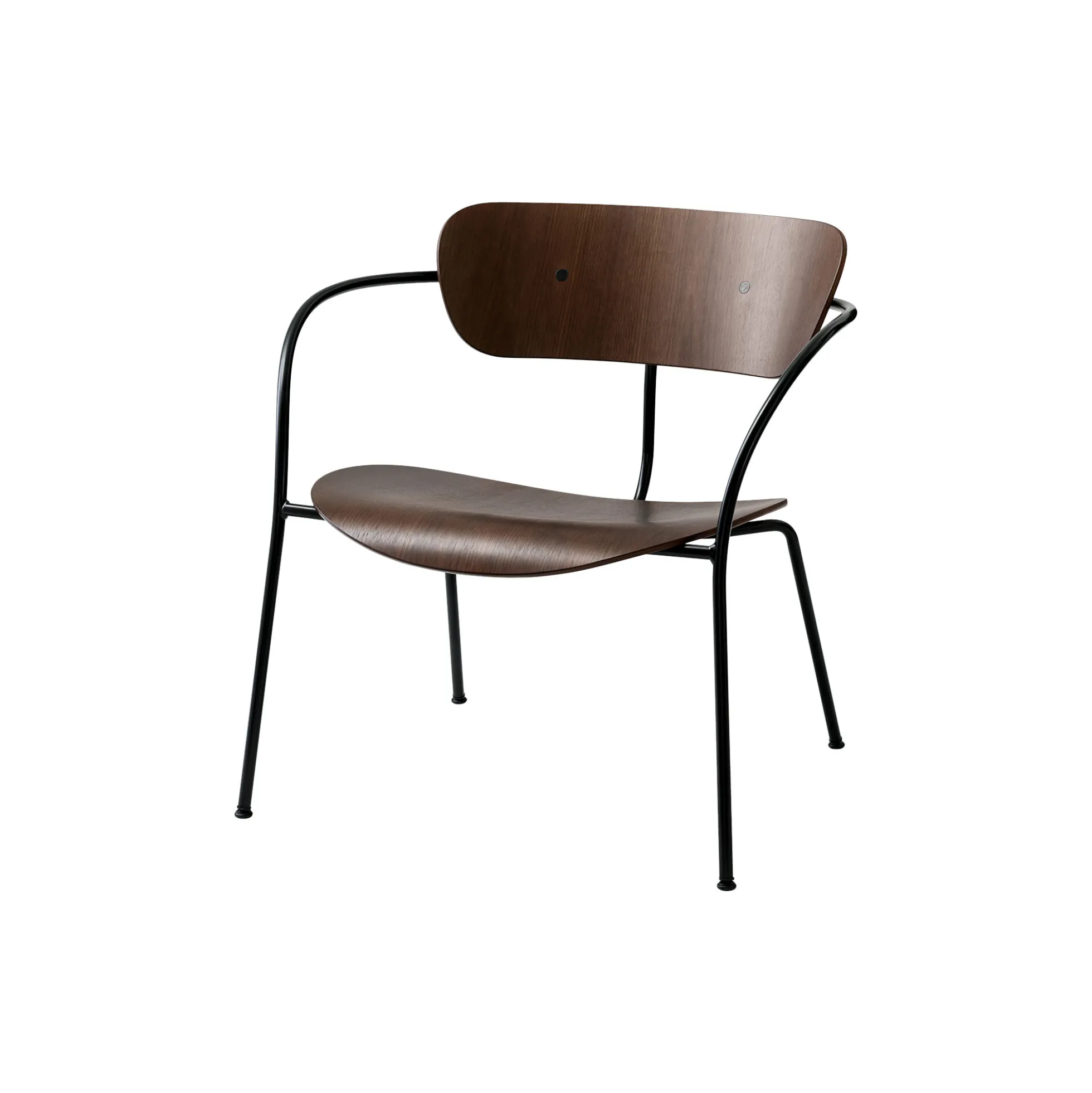 Pavilion AV5 loungestol, valnød/sort