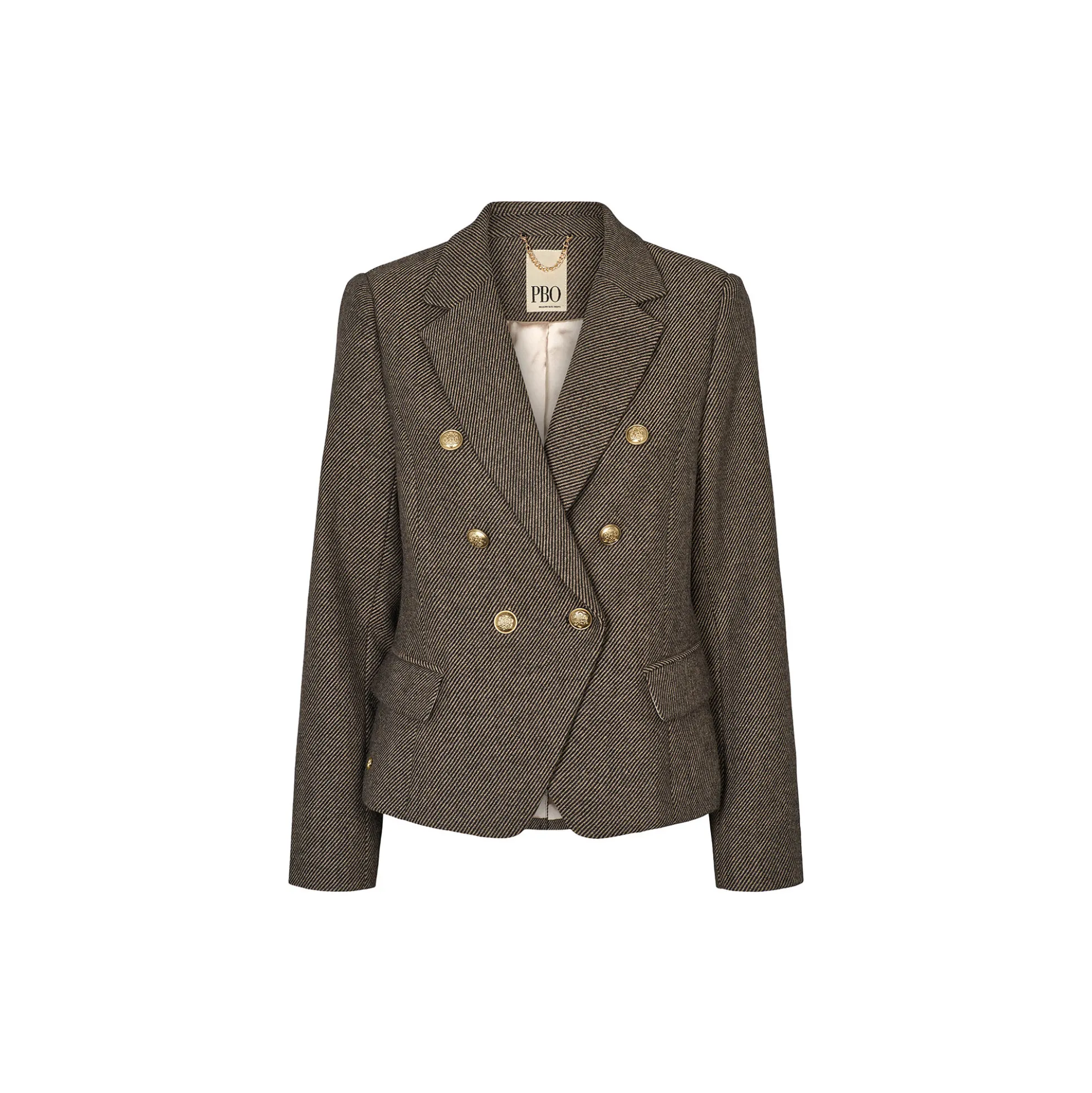 1509PBOCrombie blazer, black/beige